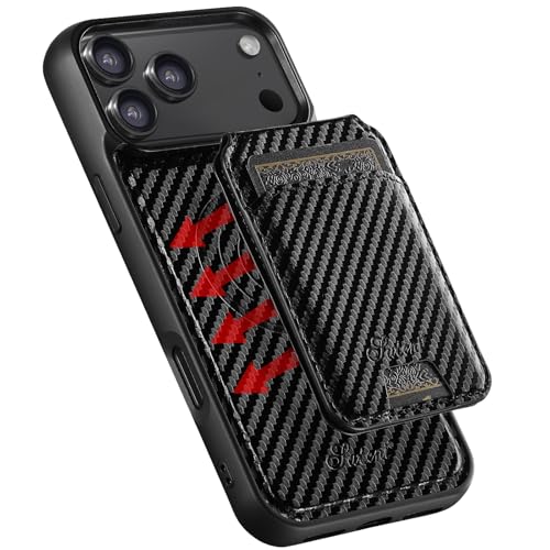 Étui iPhone 15 Pro noir antichoc en silicone magnétique anti-rayures et cuir
