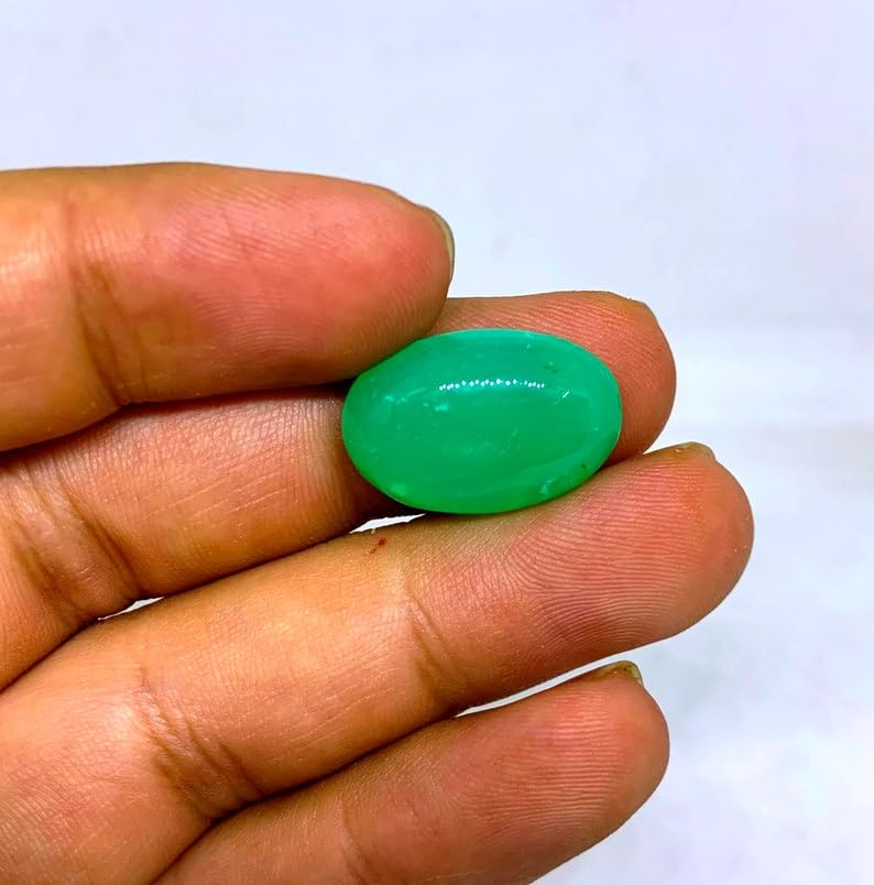 Chrysoprase naturelle pour fabriquer un pendentif unique en pierre - 4