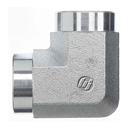 Image of Brennan Industries 5504-08-08-FG Forged Steel 90 Degree Elbow Tube Fitting, 1 /2 inch-14 NPTF x 1 /2 inch-14 NPTF Thread, 1 /2 inch Female NPTF x 1 /2 inch Female NPTF
