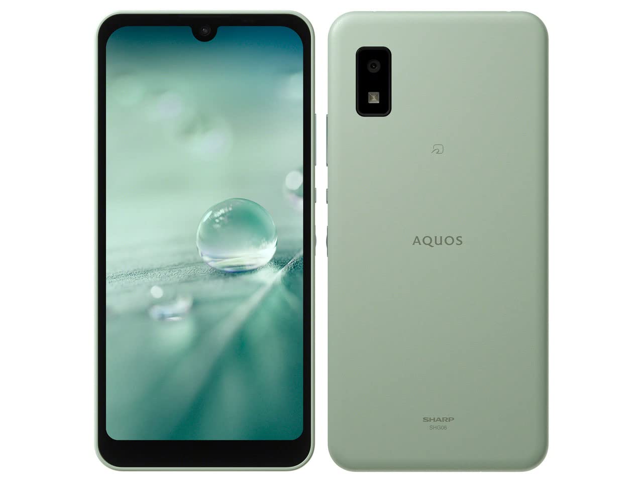Amazon | SIMフリー au AQUOS wish SHG06 [オリーブグリーン 