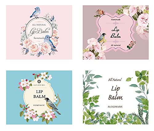 Étiquettes baume à lèvres autocollantes pour cosmétique maison DIY