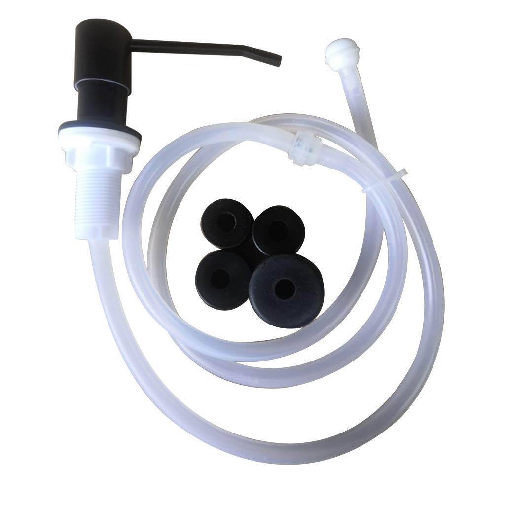 Sink Soap Dispenser and Extension Tube Kit Built in with Silicone Extension Tube to Bottle Hand Pump Liquid for Bathroom Bathroom Countertop Dispensers Bottles for Hand