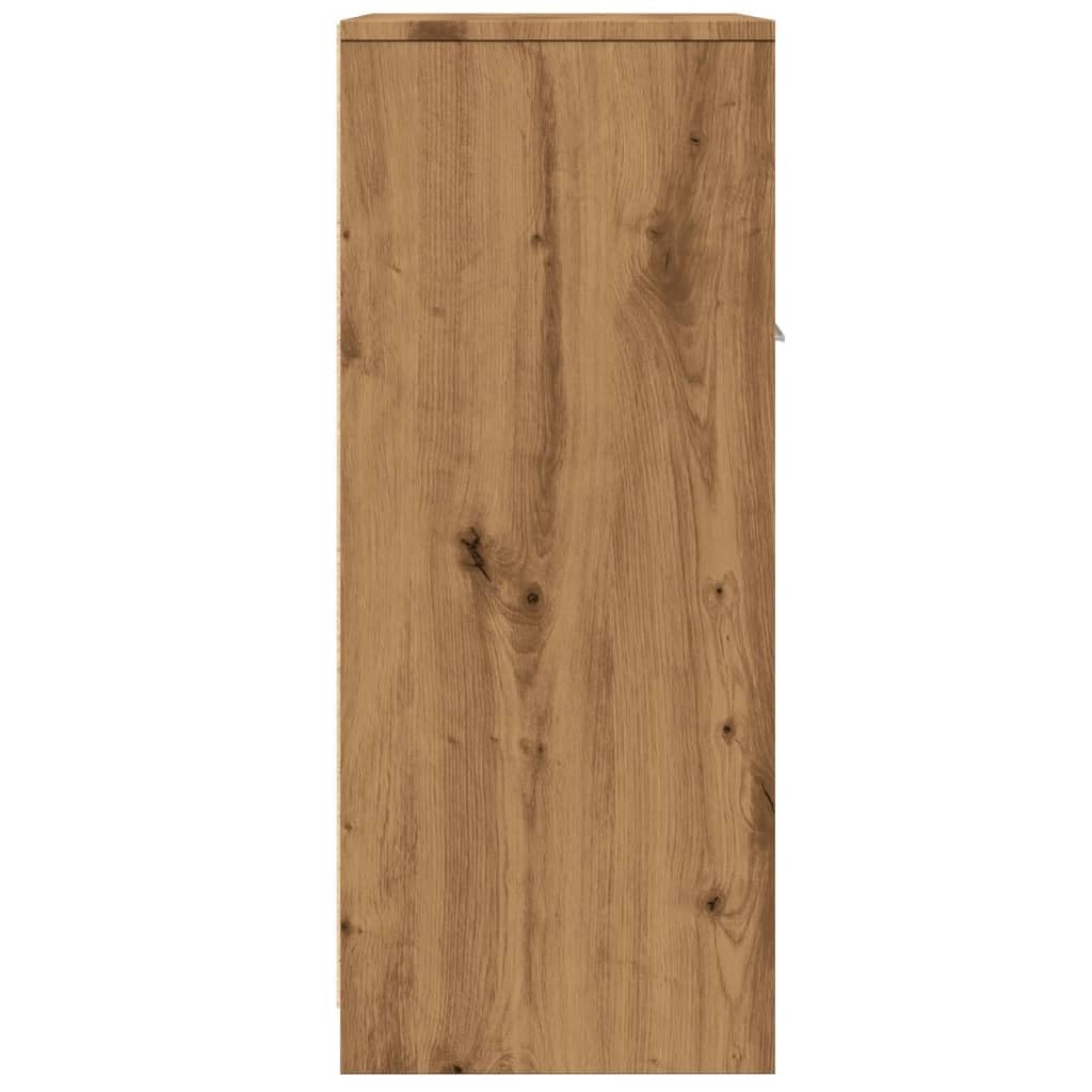 ShGaxin Szafka łazienkowa drewno inżynierskie dąb Artisan 60x33x80 cm, meble łazienkowe, szafka łazienkowa, szafka pomocnicza, kolumna łazienka, pomocnicze do łazienki - 856288