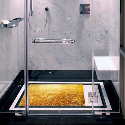 Tapis de bain antidérapant de qualité supérieure extra long et doux