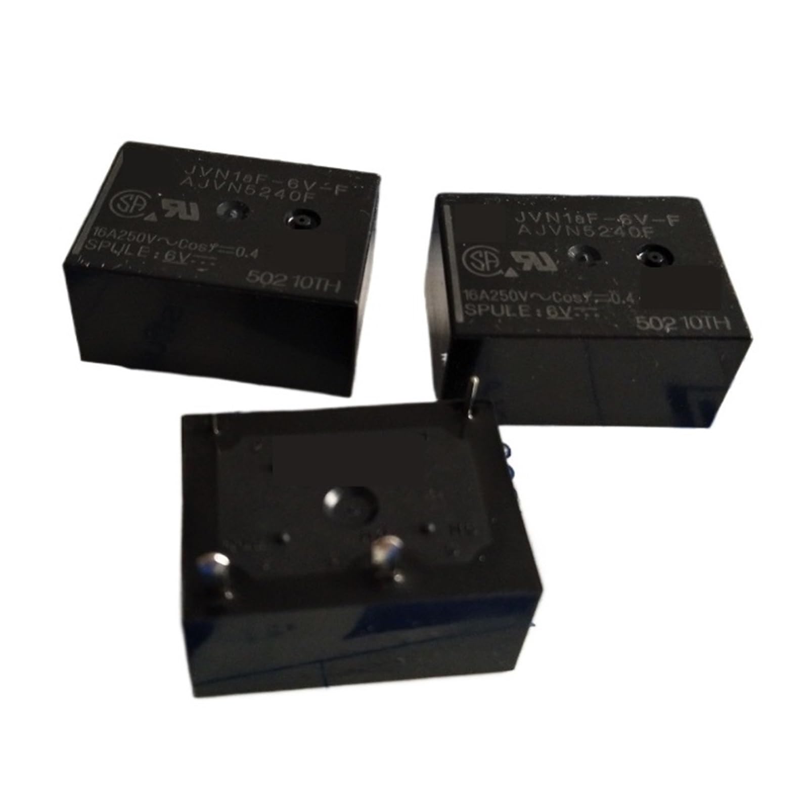 Relé JVN1AF-6V-F compacto de 4 pines y alta capacidad 16A 250VAC