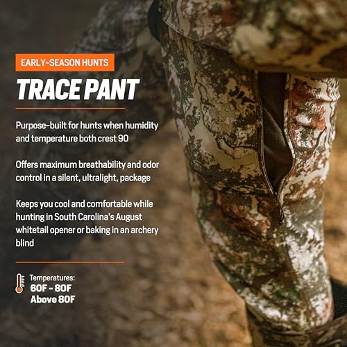 First Lite Men's Trace Pant - Ultralight Breathable Camo Hunting Pants4