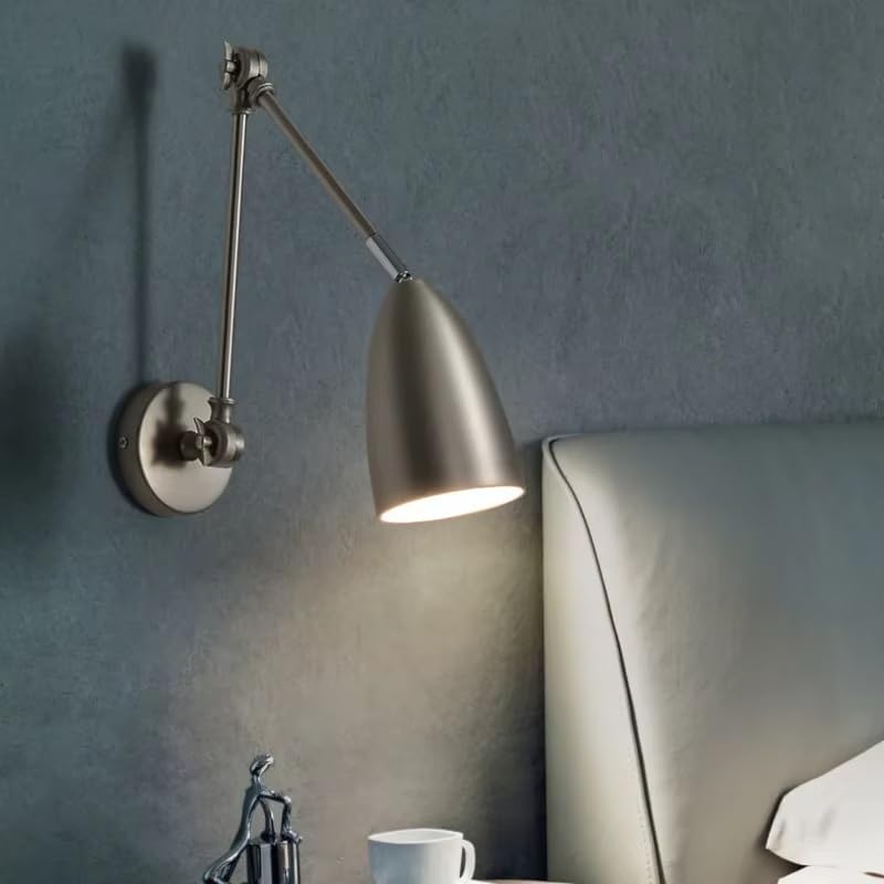 Nowoczesna lampa ścienna do wnętrz, regulowane oświetlenie LED, dekoracja sypialni, lampka nocna, nowoczesna lampa ścienna
