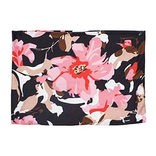 Infinity Scarfs for Women, Girls, Ladies, Travel Scarf Lightweight Wrap Infinity Scarf with Hidden Pocket Womens Scarves (Flower Red)