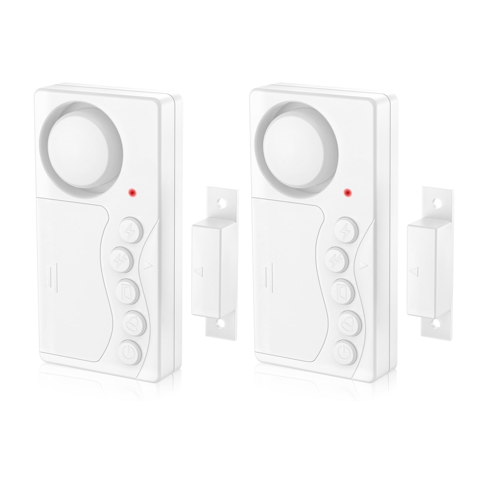 Greencycle Freezer Door Alarm(3/15/30/60S Delay) for Home Security 2Pack