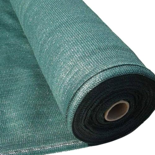 Ark Mat Garden Balcony Privacy Fence Screening Shade Netting - Heavy Duty 170 GSM Woven UV Resistant Fabric - Fixings Included - Weatherproof - 5m Long - Green (2m x 5m)
