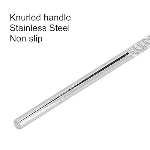 Miniatura 4 de Dioche Espejo de pestañas en forma de corazón, espejo de pestañas profesional portátil de acero inoxidable para extensión de pestañas, herramientas