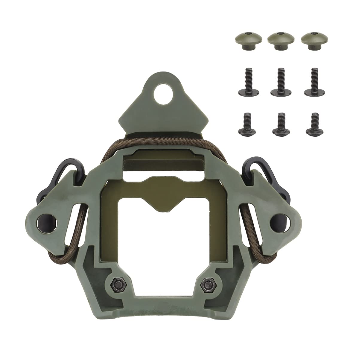 Tactical VAS Shroud NVG Helmet Mount Adapter Night Vision Device Bracket for Fast Tactical Airsoft Helmet Accessories (OD)