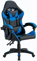 Cadeira Gamer Escritório Reclinável Ergonômica Giratória com Rodinhas X-On - Azul