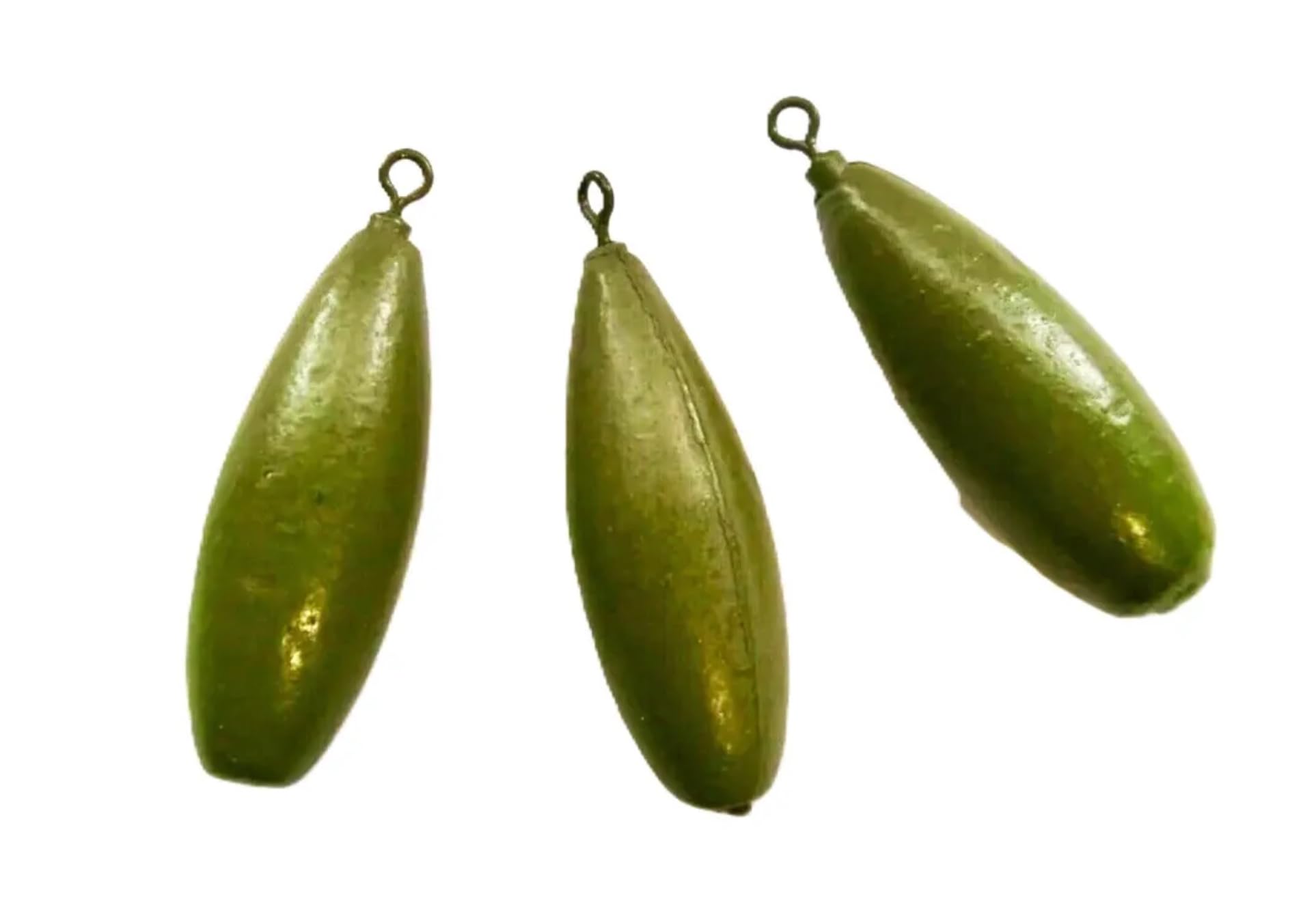 FISHING WEIGHTS - ARSLEY BOMBS 4g to 20g Pack of x 5 - COURSE SEA COD BASS MACKEREL BOAT FISHING (10, 10)