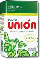 Union Yerba Mate Suave Original, Erva-Mate Argentina, 500g, Livre de Glúten
