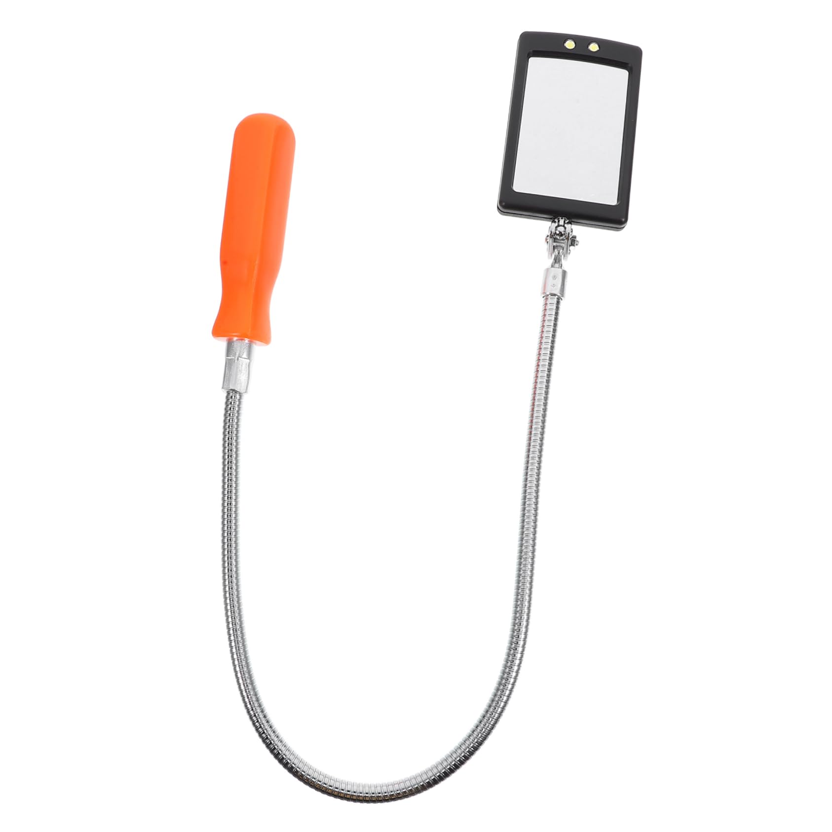 CHILDWEET LED Inspection Mirror Under Car Lighted Inspection Mirror Inspection Mirror Flexible Mirror for Checking Inspection Mirror for Mechanic Telescoping Mirror Tools Stainless Steel