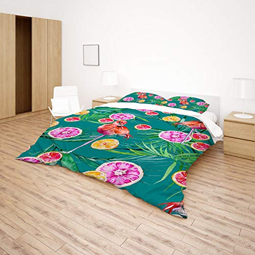 Parure de lit infroissable en polyester pour lit double fini la corvée de repassage - 5