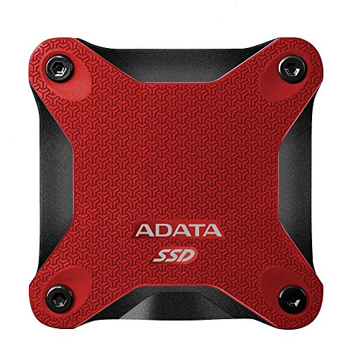Preisvergleich Produktbild ADATA SD600 256GB Externe Solid State Drive Festplatte, rot