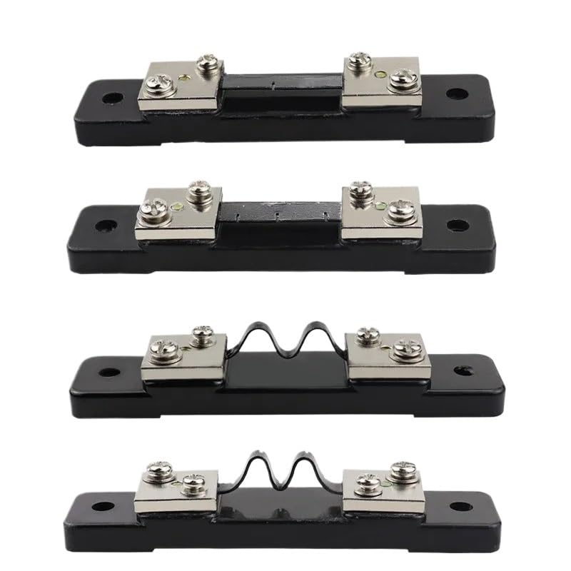 CHBMSS 4pcs Shunt Resistor for DC 10A 20A 30A 50A 75mV Current Meter Ammeter(20A)