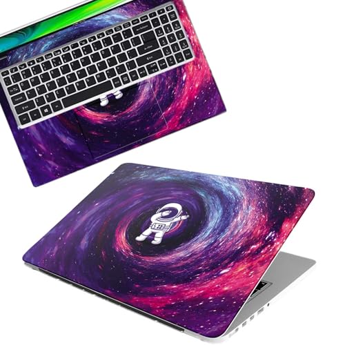 Galaxsia Space D9 Full Body Vinyl Laptop Skin/Sticker/Cover Upto 15.6 Inches Laptops Laminated-Removable-HD Quality Compatible for Hp-Dell-Sony-Lenovo-Asus etc.(15x10 Inches)