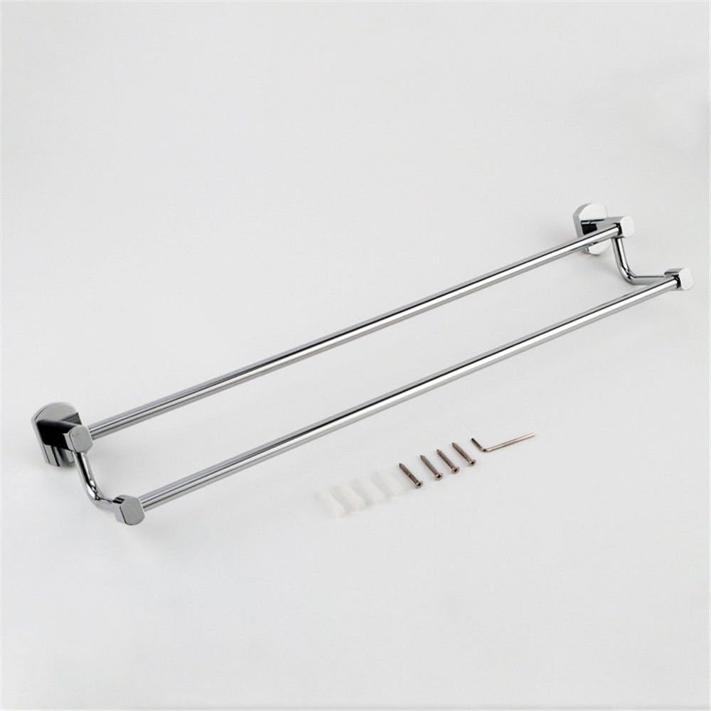 Barra de toalla El cobre Toallero doble toallero de baño doble capa de baño toallero 50 cm Toalla colgando