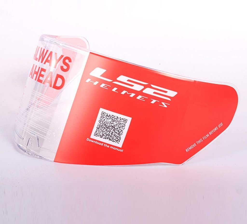LS2 Helmets Anti-Scratch FF320 / FF328 / FF353 Stream or Rapid Motorcycle Helmet Visor Face Shield (Clear)