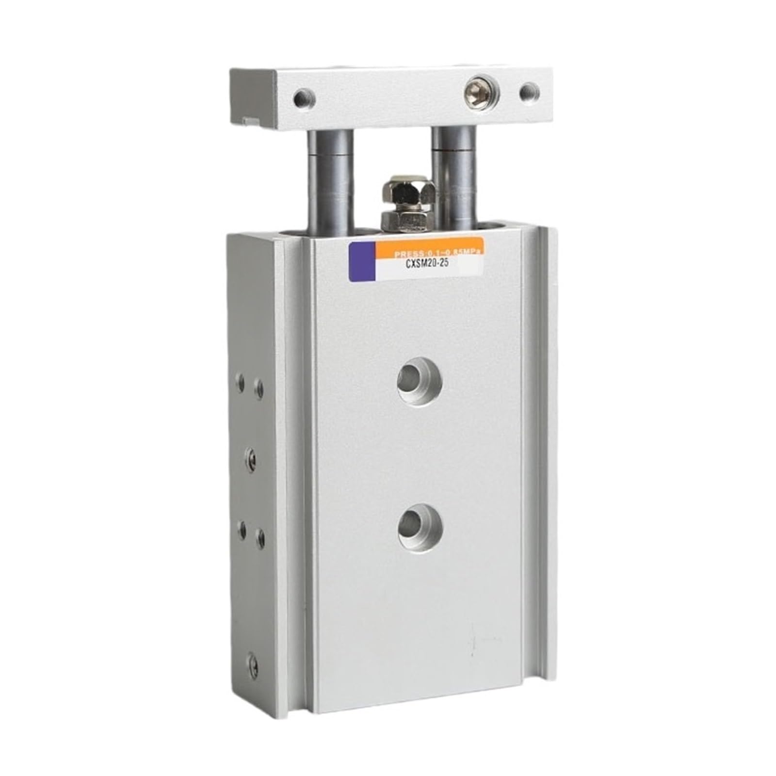 Vérin double tige TR16X20S pneumatique haute rigidité à double guidage TR16X40S