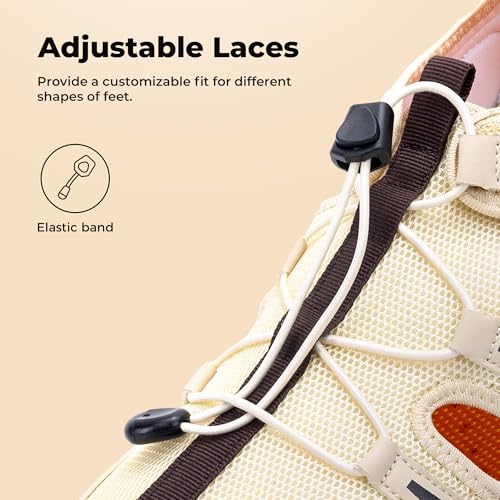 Image of Mens Closed Toe Wide Width Hiking Sandals Summer Walking Water Shoes Comfortable Recovery Fisherman Sport Sandals