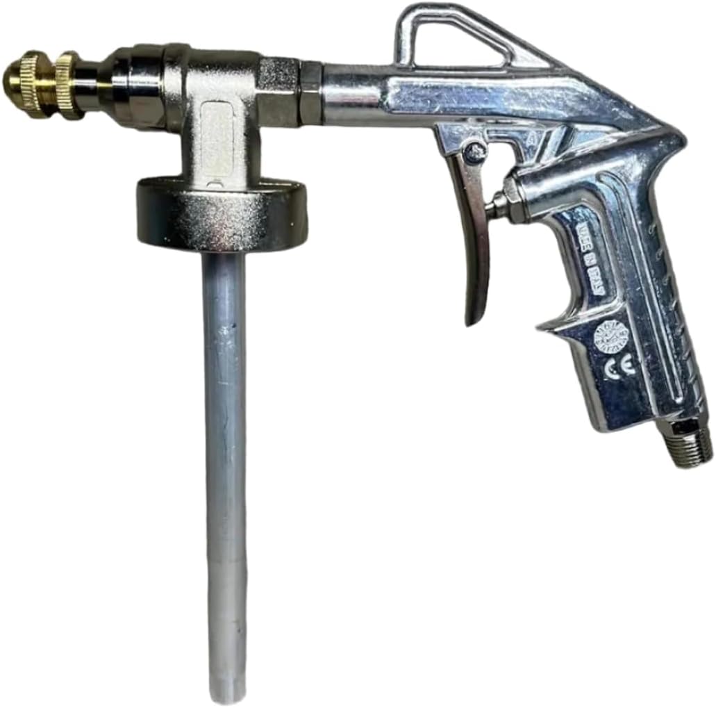NHOU V3 Black Pro Undercoating Spray Gun & Custom Threaded Funnel - 2 Wand Kit (3 W Quart Bottles)