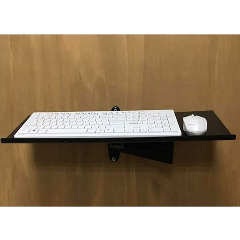 Vassoio ergonomico da parete per tastiera e mouse, organizer telescopico regolabile da scrivania per casa e ufficio, accessorio salvaspazio per migliorare il comfort e aumentare la produttività in