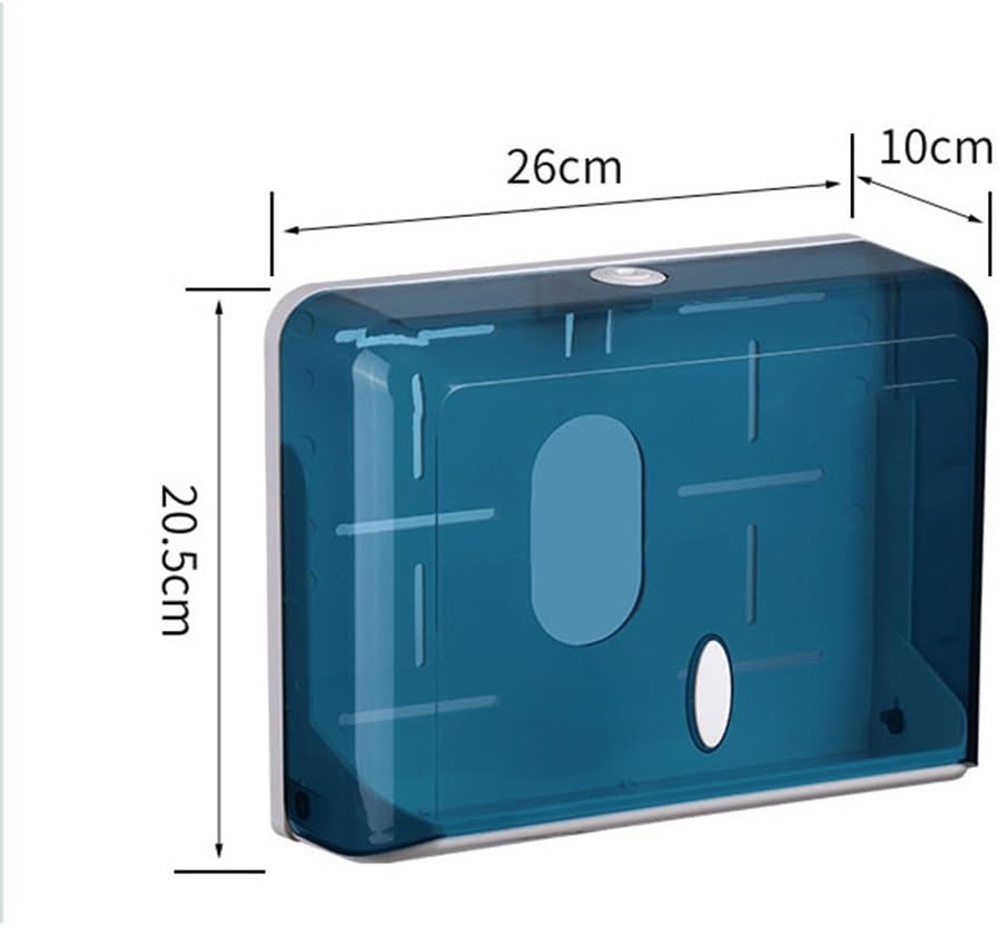 Square Wall Hanging Tissue Box Toilet ABS Plastic Waterproof Holder