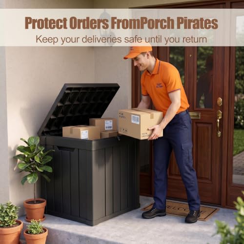 Package Delivery Boxes for Outside, 80 Gallon Outdoor Storage Box - image 2
