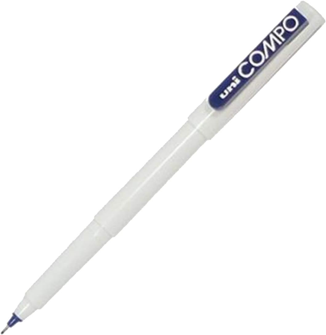 uni-ball Uni Compo Ultra Fine Pen 0.3MM Pack of 12 Blue