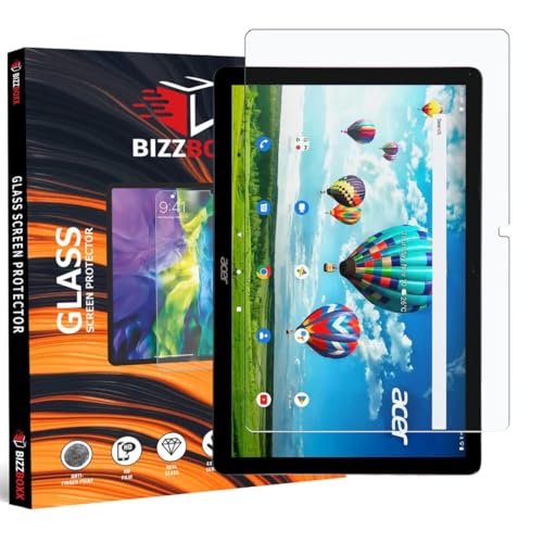 Image of Tempered Glass Full Screen Protector For Acer One10 10.1 Anti-Scratch & Smudge Proof (Transparent) (Pack Of 1)