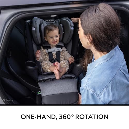 Image of Evenflo Gold Revolve360 Extend All-in-One Rotational Car Seat with SensorSafe (Onyx Black)