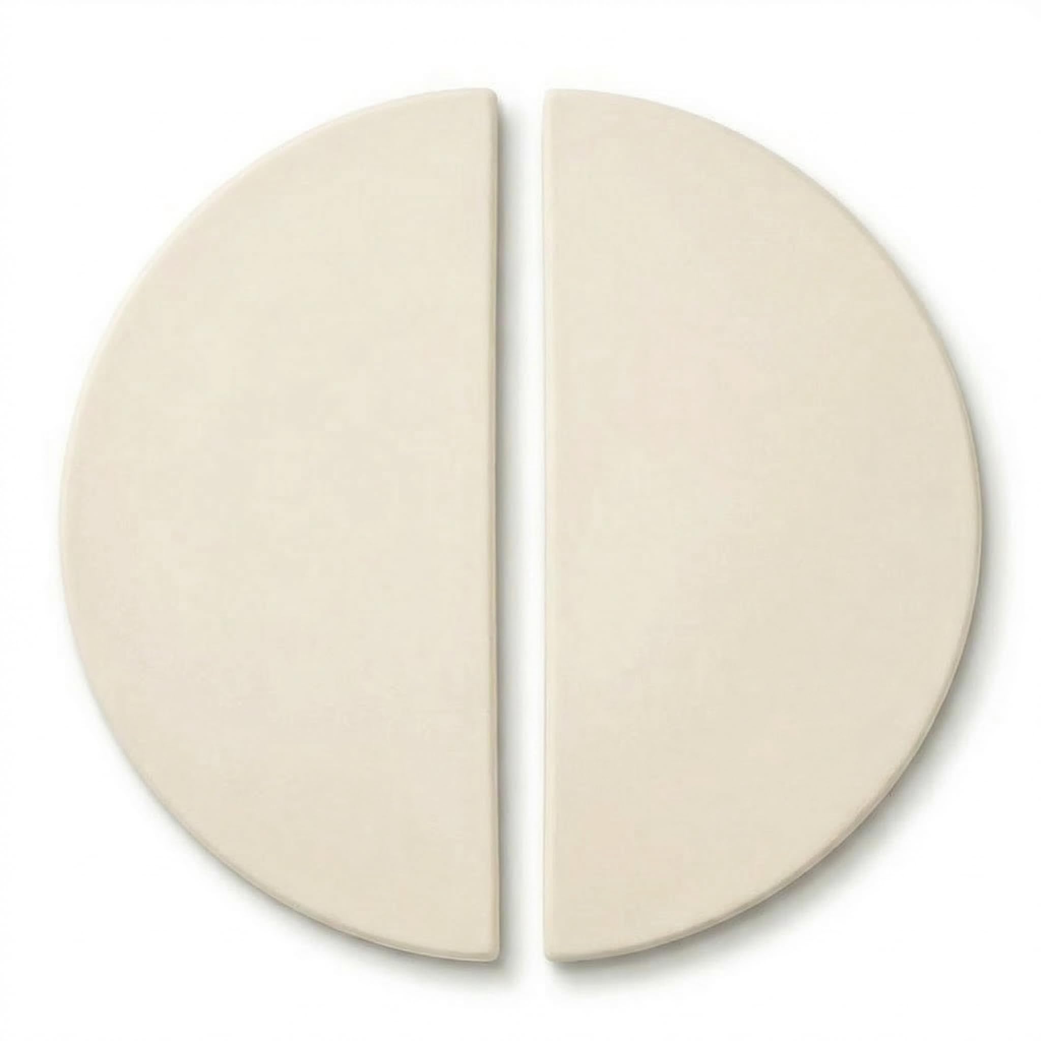Piedra para asar pizza, piedra resistente para hornear, piedra para pizza, perfecta para horno, barbacoa y parrilla (piedra de pizza de media luna de 15 pulgadas)