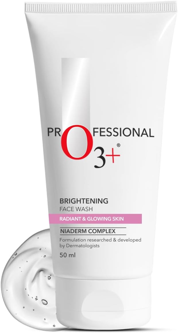 O3+ Brightening Face Wash 50g with Cucumber & Aloe Vera Extract for Men and W...