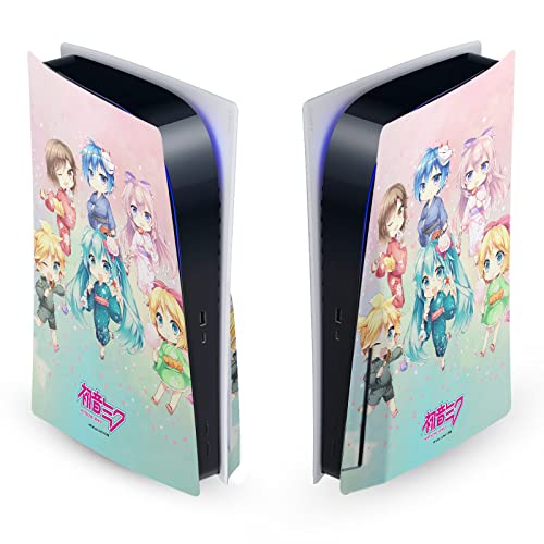 Hatsune Miku Autocollant PS5 Vinyle anti-bulles et anti-rayures pour console