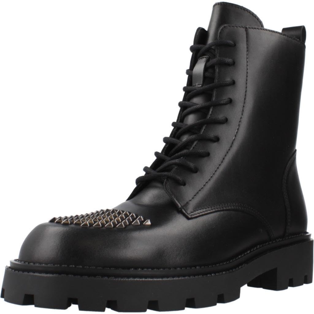 ALPE Bottines en Cuir Agnes Noir