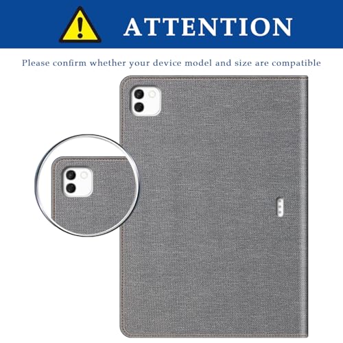 Coque protectrice Honor MagicPad 4 YLE-W09 étui cuir gris de qualité - 2