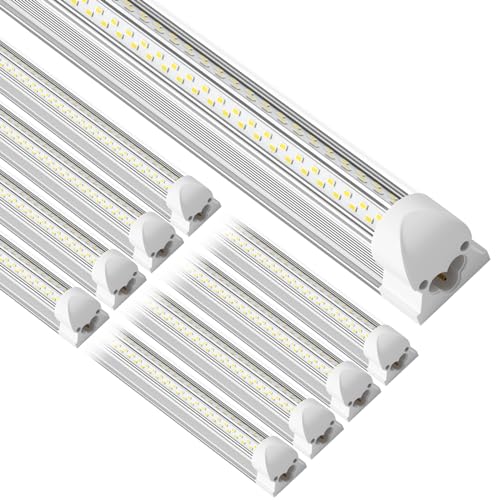 4ft LED Shop Lights 8-Pack Daylight 6750LM