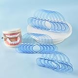 6Pcs Blue Dental Cheek Retractor Mouth Opener for Teeth Whitening C-Shape Kids Lip Smile Stretcher for Adult Play(Size S,M,L),Handpieces and Instruments