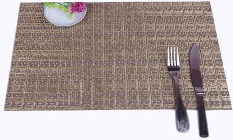 Western Placemat Hotel Insulated Placemat Woven Table Mat Household Items(D)