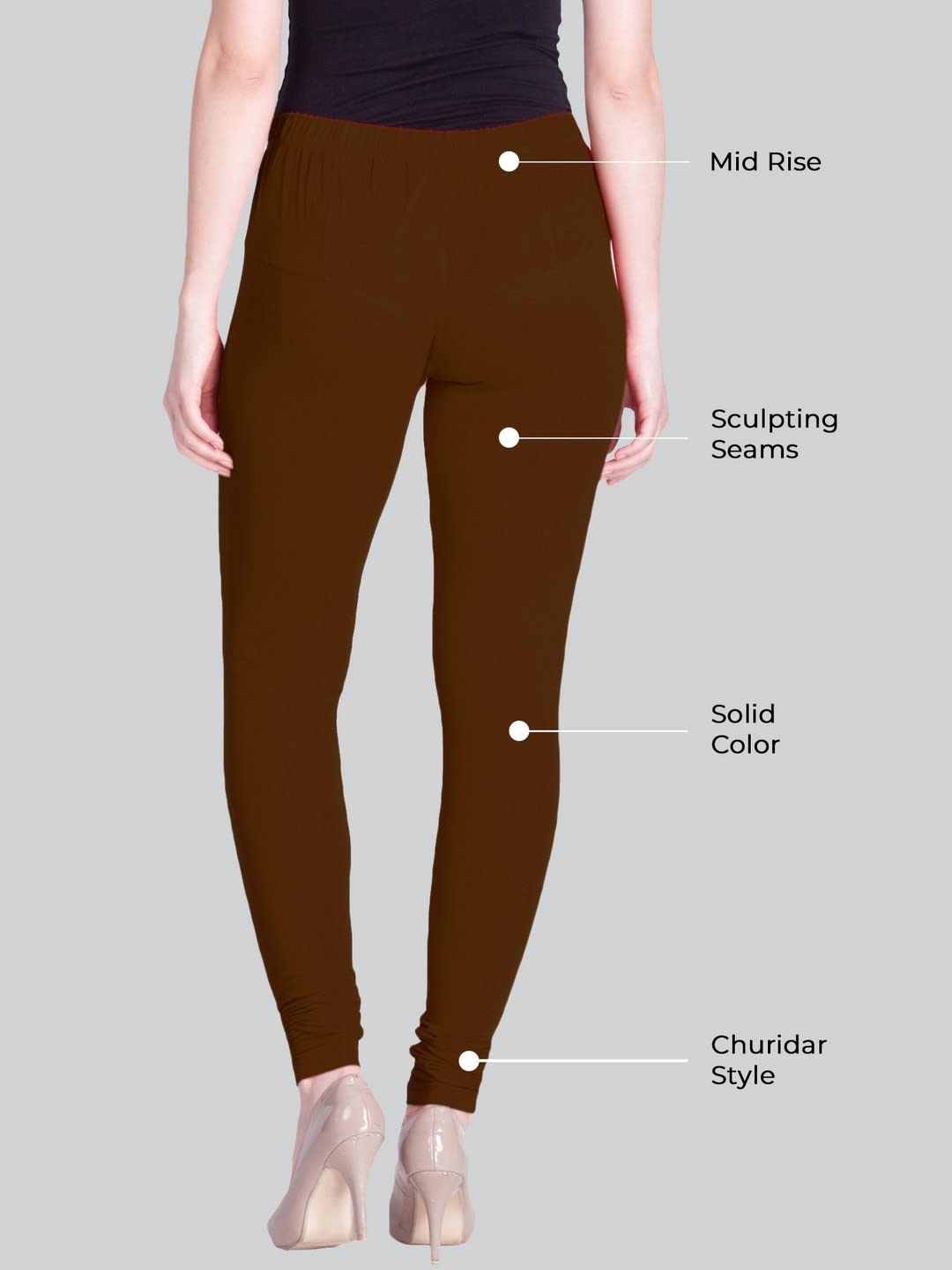Lyra Damskie legginsy z wysokim stanem