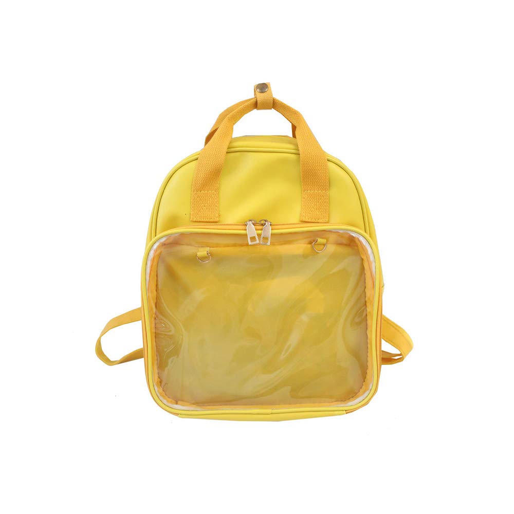 backpack with clear window for pins