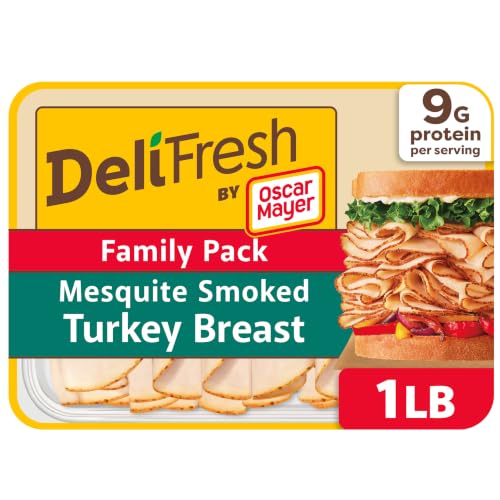 Oscar Mayer Deli Fresh, Mesquite Smoked Turkey Breast, 16 oz Family Pack