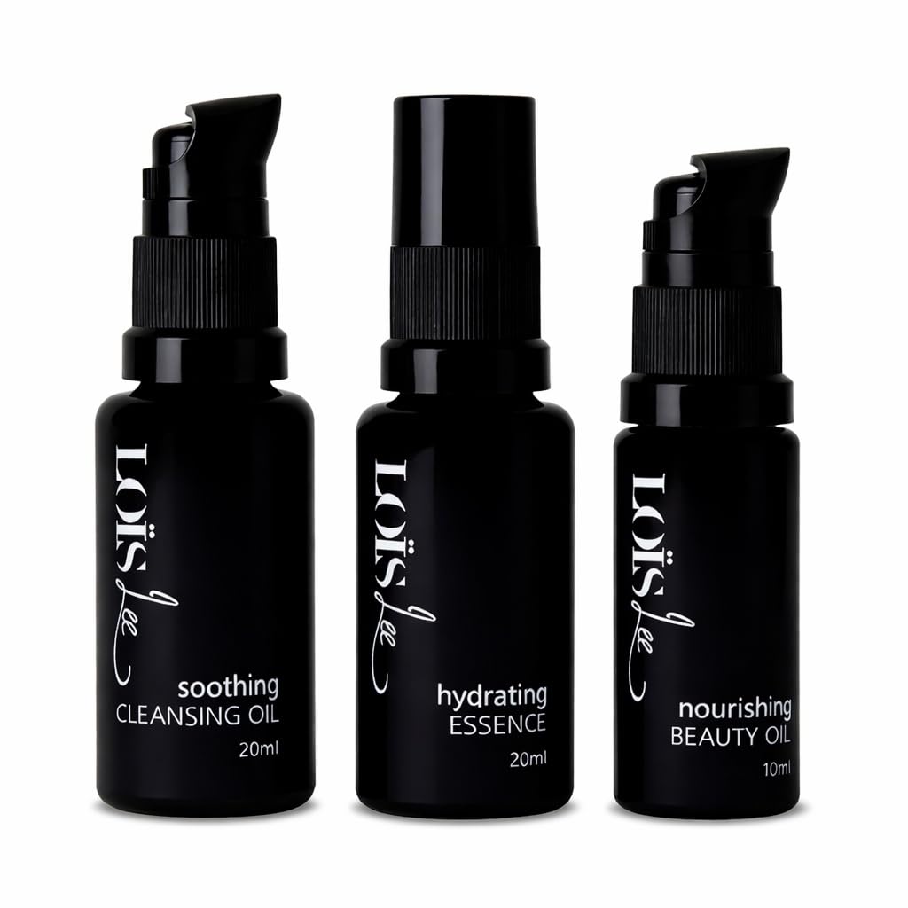 Loïs Lee Try-Out Kit — European Netherlands Skincare Set — Mini Oil Cleanser, Hydration Essence & Beauty Oil — No Creams, No Chemicals, Daily Ritual for Glowing Skin