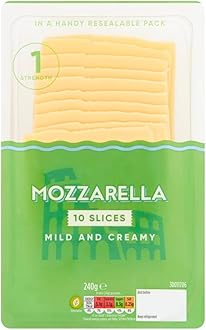 Mozzarella Mild and Creamy 10 Slices 240g