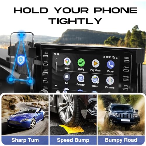 Sunsdrew Car Phone Holder for 2019-2025 Toyota RAV4 Accessories,Adjustable GPS RAV4 Phone Mount for 7/8-inch Screen,Hands-Free Ultra Stable RAV4 Air Vent Phone Stand by Sunsdrew - Image 7