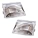 Headlights Headlamps Driver and Passenger Replacement for 1998-2000 Ford Ranger Pickup Truck F87Z 13008 FB F87Z 13008 EB